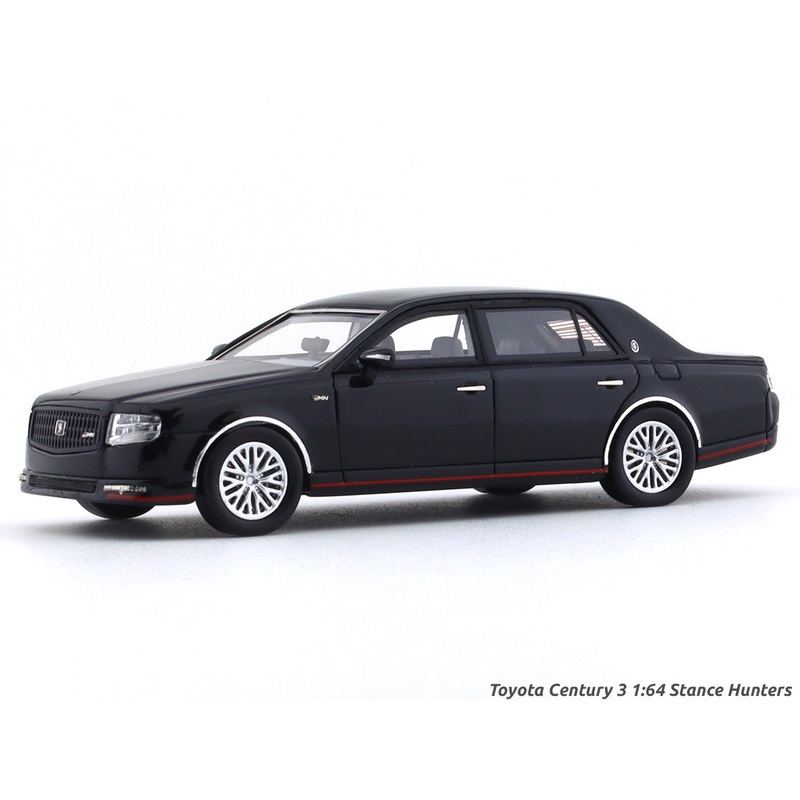 Toyota Century 3 black 1:64 Stance Hunters scale model car
