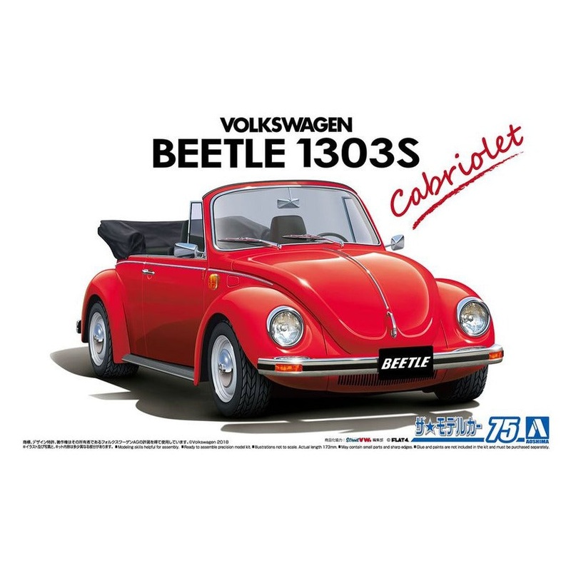 1/24 75 VW Beetle 1303S Cabrio