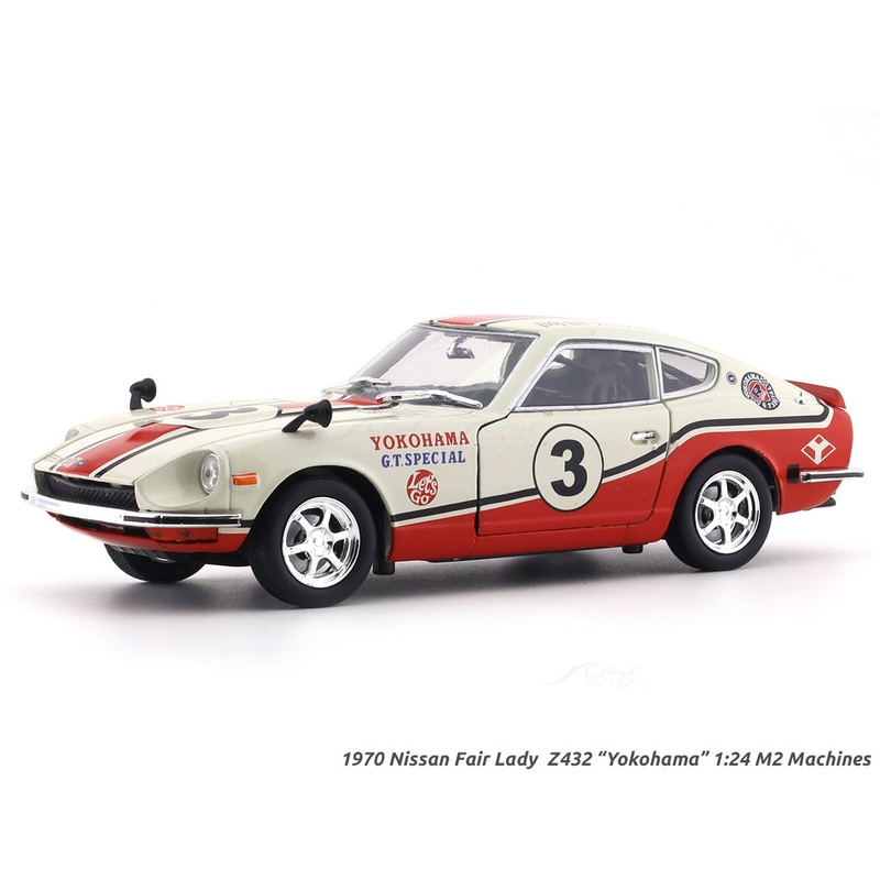 1970 Nissan Fair Lady  Z432 Yokohama 1:24 M2 Machines diecast scale model collctible