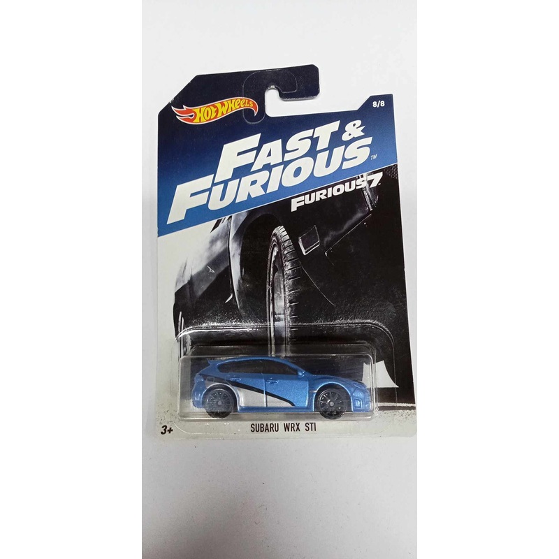 2016 Hot Wheels -Fast & Furious- SUBARU WRX STI- Furious 7 8/8 (DWF72)