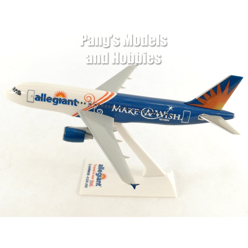 Airbus A320-200 A320 Allegiant Air "Make a Wish" - 1/200 Scale Model by Flight Miniatures