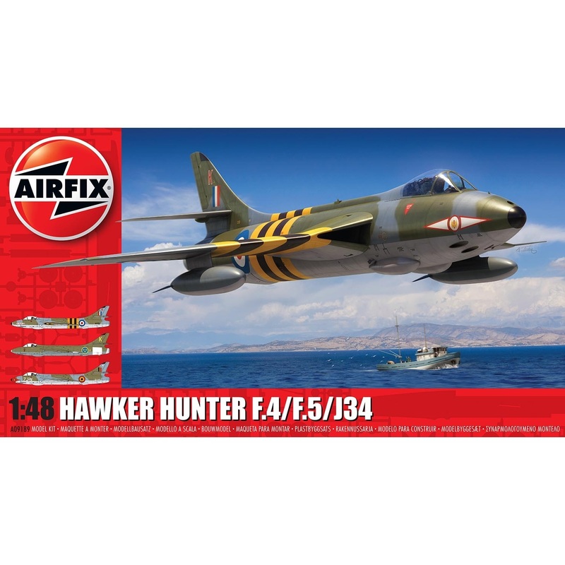 Airfix 1/48 British Hawker Hunter F.4/F.5/J34 A09189
