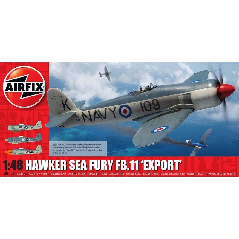 Airfix 1/48 British Hawker Sea Fury FB.11 Export A06106