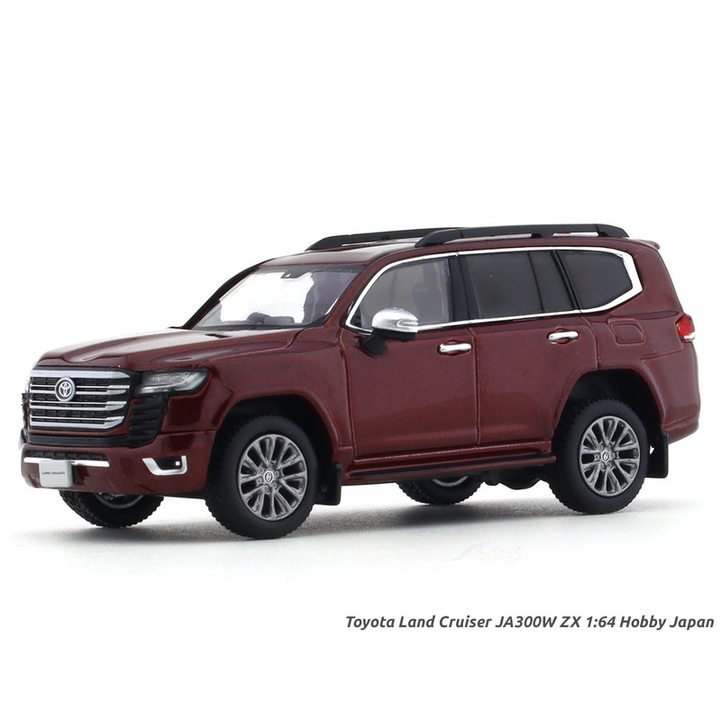 Toyota Land Cruiser JA300W ZX red 1:64 Hobby Japan diecast scale model collectible