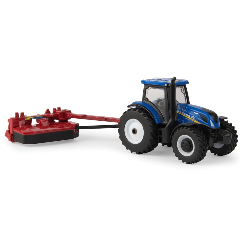 #13896 1/64 New Holland T6.175 Tractor with H7230 Discbine Disc Mower Conditioner