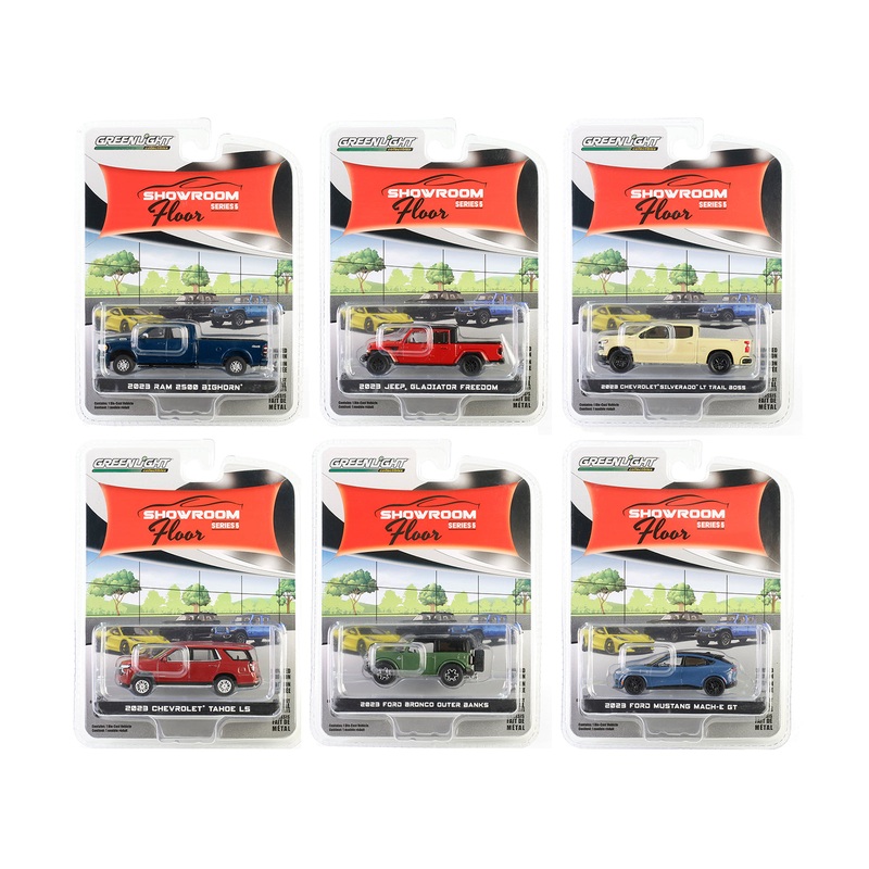 "Showroom Floor" Set of 6 Cars Series 5 1/64 Diecast Model Cars by Greenlight