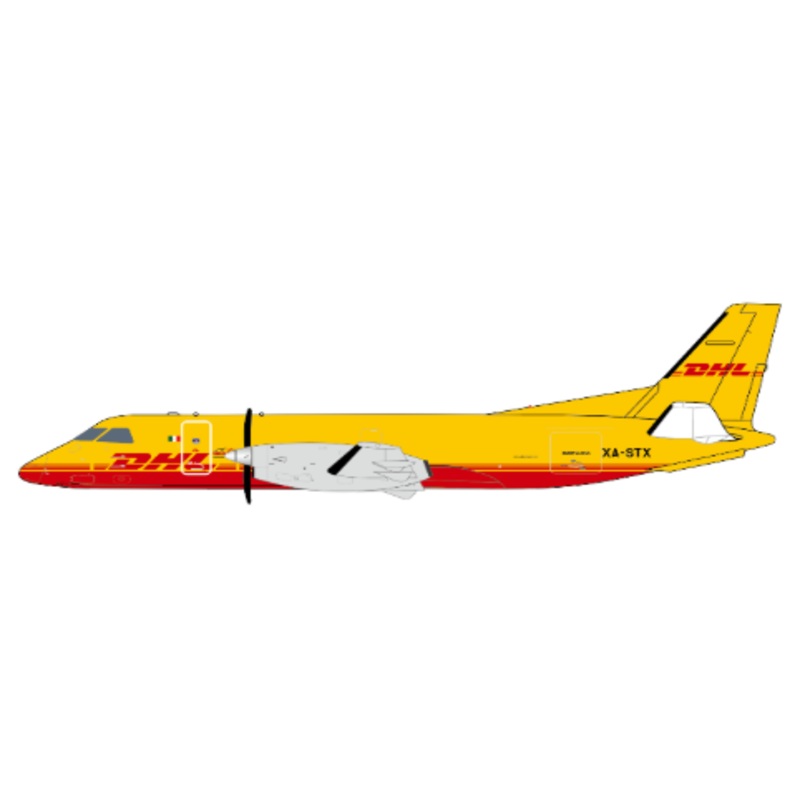 XX40231 | JC Wings 1:400 | Saab 340A(F) DHL Aviation XA-STX With Antenna | is due March 2025