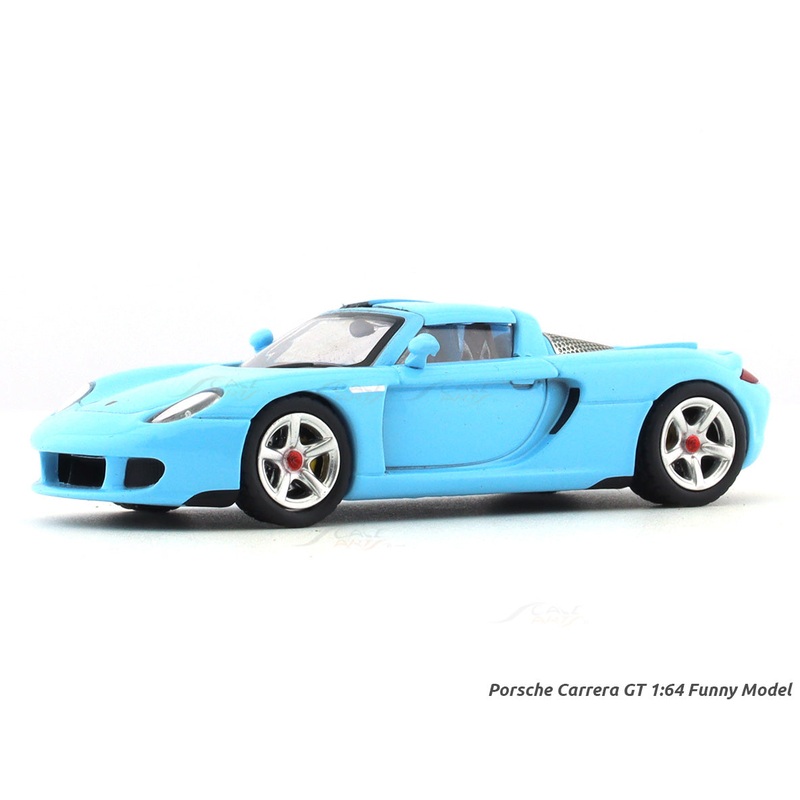Porsche Carrera GT Blue 1:64 Funny Model diecast scale model car