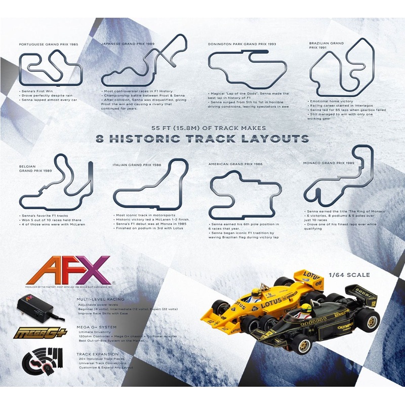AFX Racing - Limited Edition Ayrton Senna Race Set