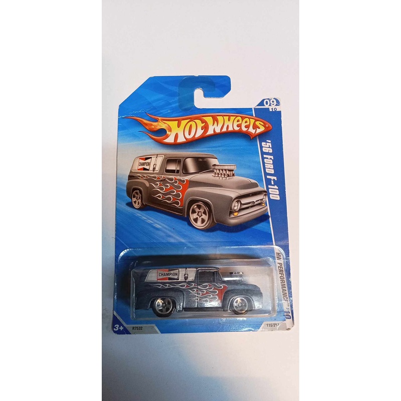 2010 Hot Wheels #107 HW Performance 9/10 '56 FORD F-100 (R7532)