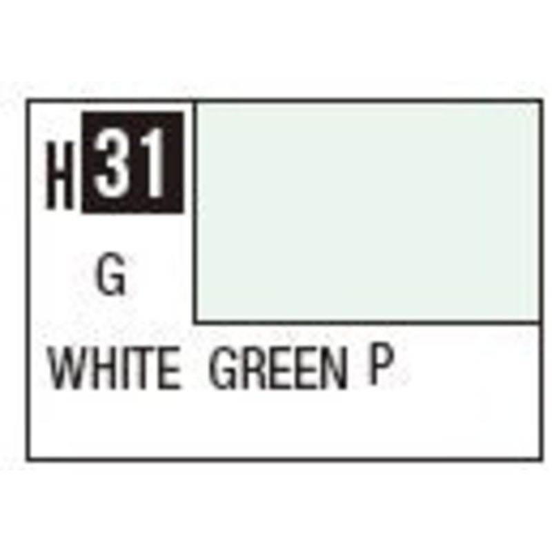 Mr Hobby H031 Gloss White Green