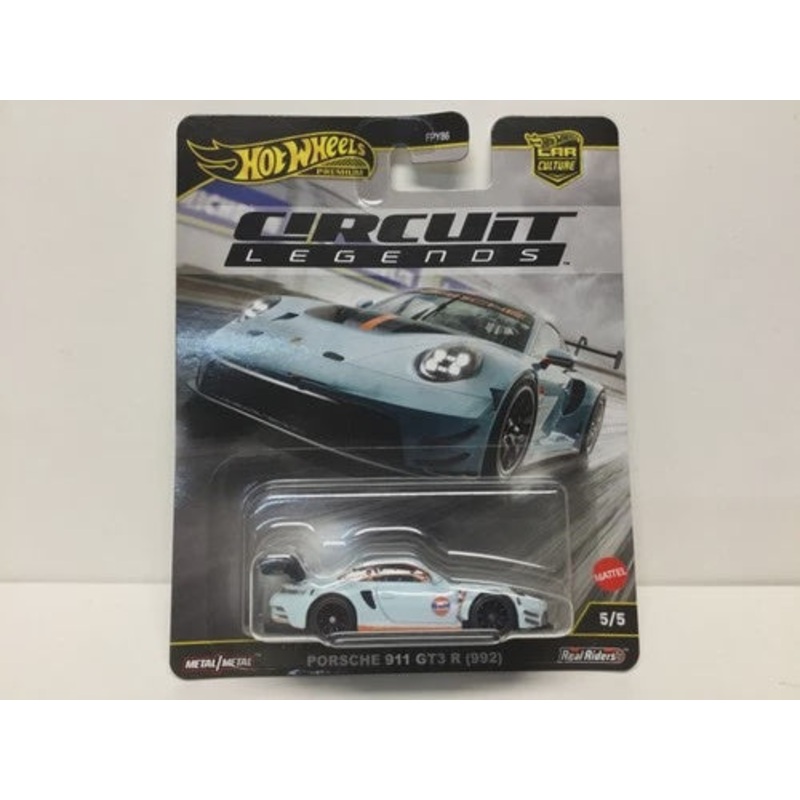 HOT WHEELS PREMIUM CAR CULTURE CIRCUIT LEGENDS PORSCHE 911 GT3 R (992) GULF