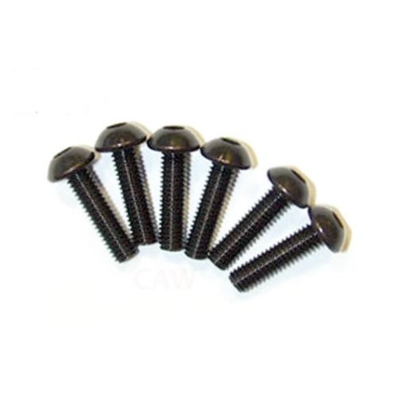 Team Magic Steel BH Screw(5) 3.5X28mm 123528BU