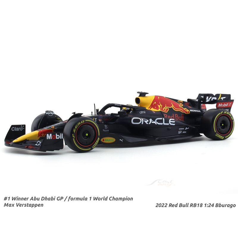 2022 Red Bull RB18 #1 Max Verstappen 1:24 Bburago scale model car
