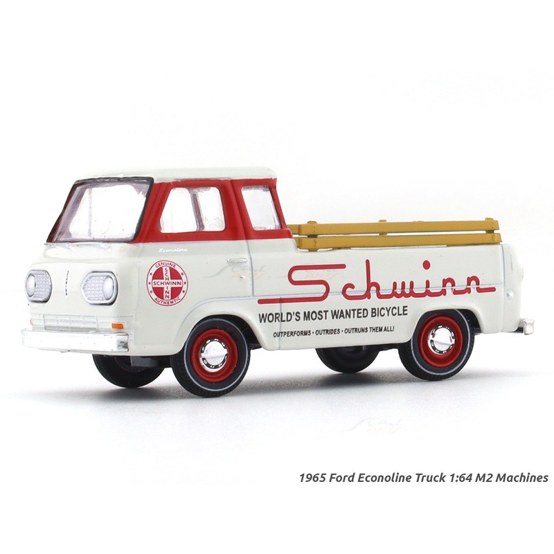 1965 Ford Econoline Truck Schwinn 1:64 M2 Machines diecast scale car collectible