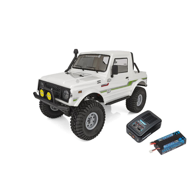 Team Associated - Enduro Bushido 1/10 Off-Road Electric 4WD RTR Trail Truck Combo with LiPo Battery and Charger