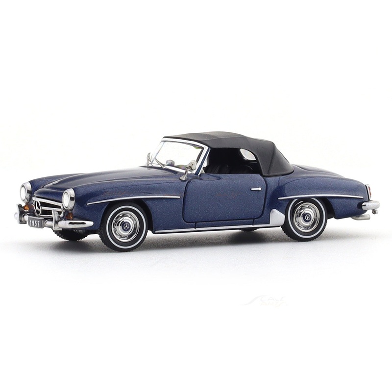 1957 Mercedes-Benz 190SL blue 1:64 GFCC diecast scale model miniature car collectible