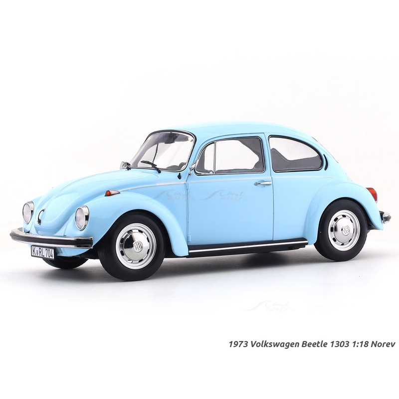 1973 Volkswagen Beetle 1303 Blue 1:18 Norev diecast Scale Model collectible