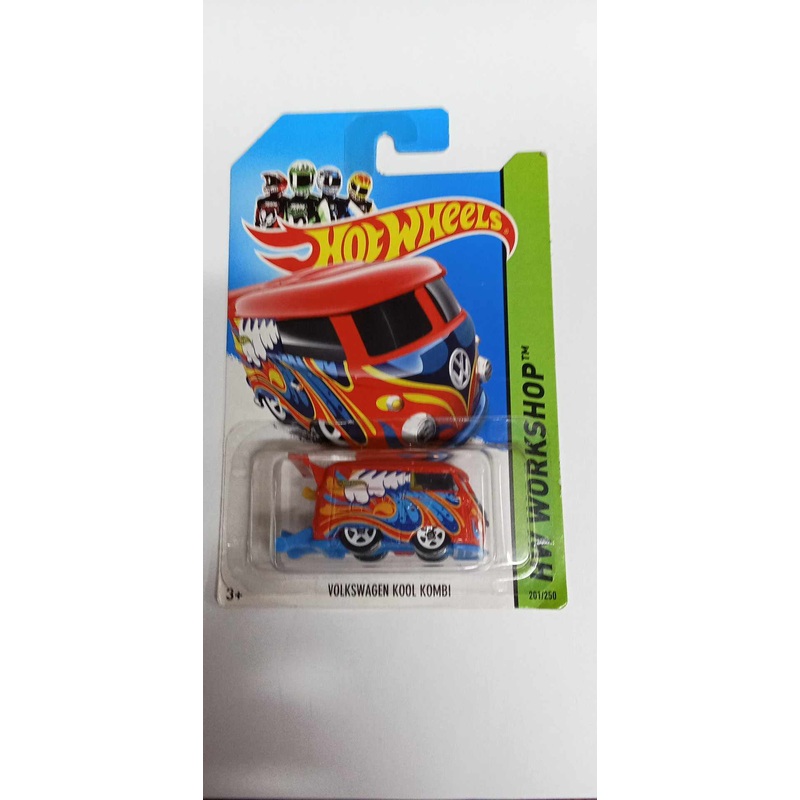 2014 Hot Wheels #201 HW Workshop- VOLKSWAGEN KOOL KOMBI (BFD74)