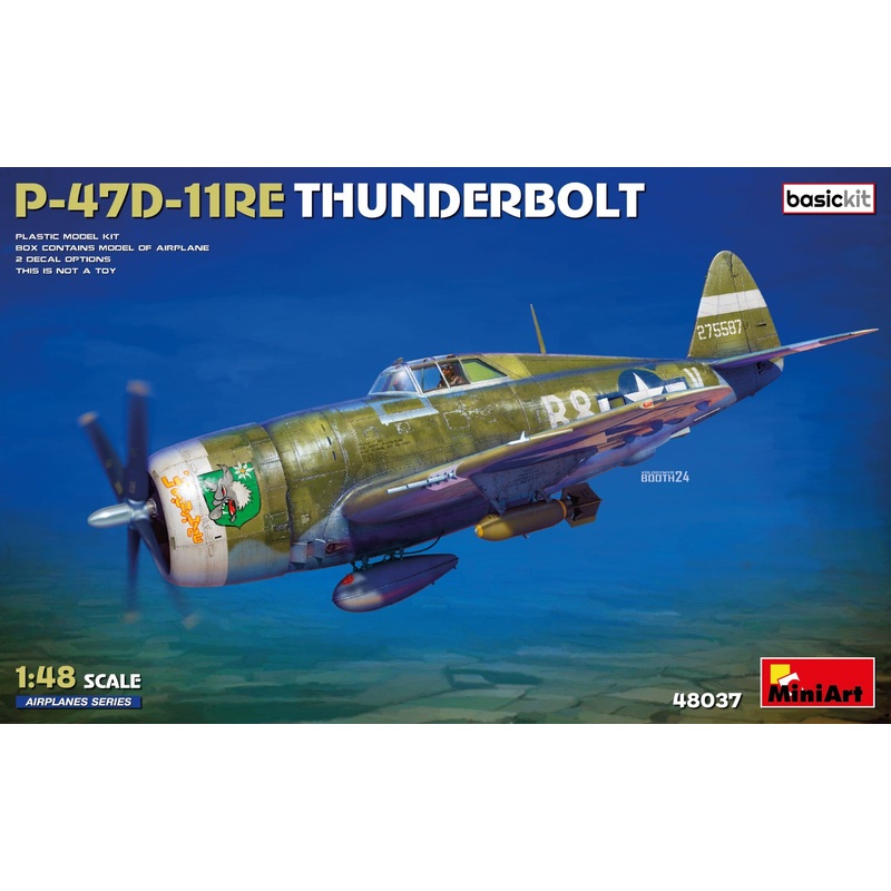 MiniArt 48037 1/48 P-47D-11RE ThunderboltBasic Kit