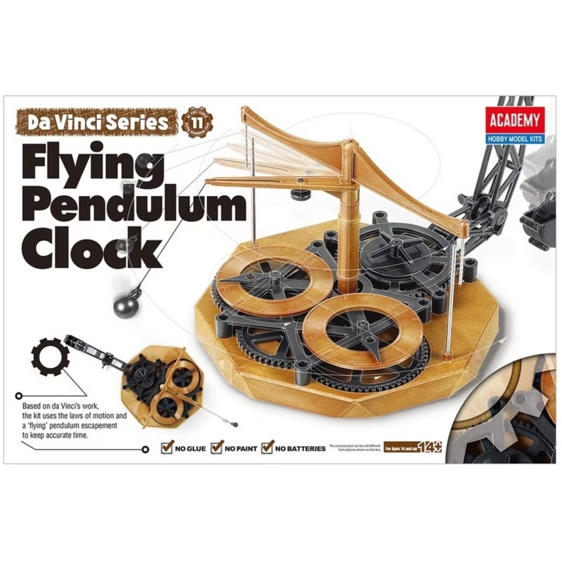 Academy 18157 Da VInci Series Flying Pendulum Clock