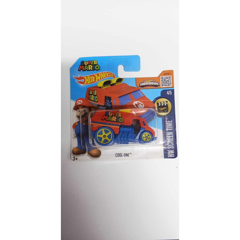 2016 Hot Wheels HW Screen Time-Super Mario 4/5 COOL-ONE (DHT14)