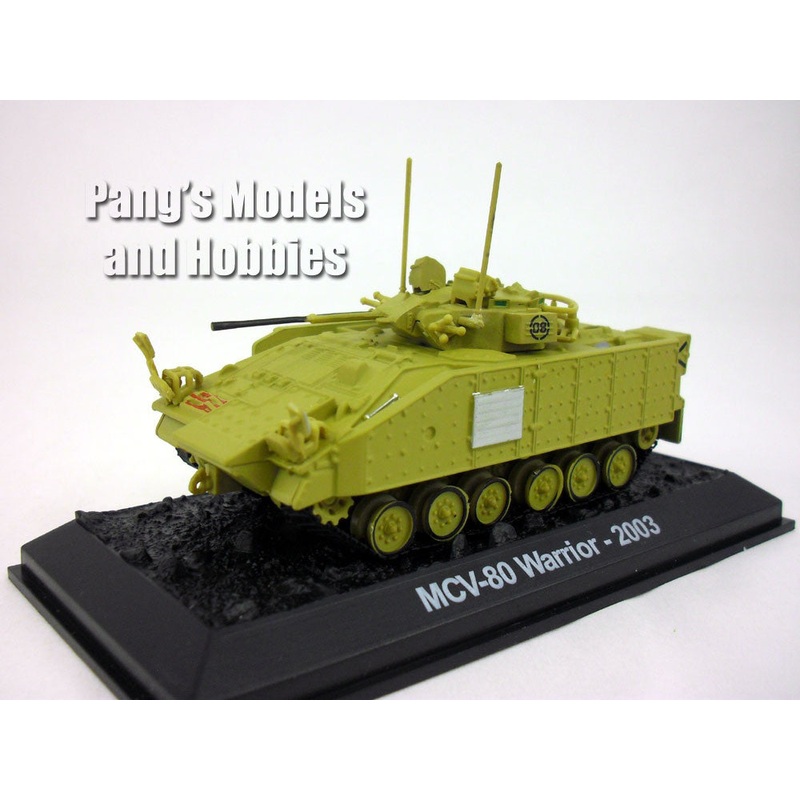 MCV-80 Warrior Tracked Armored Vehicle 1/72 Scale Die-cast Model by Amercom