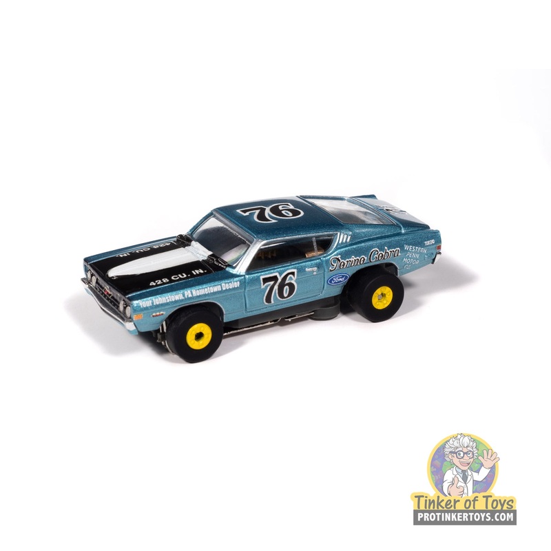 Thunderjet 1968 Ford Torino (Teal, Black & White) 1B | SC423 | Auto World