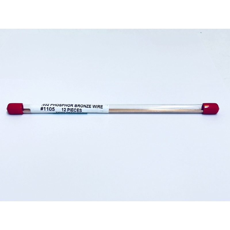 Tichy Train Group #1105 Phosphor Bronze Wire 0.032" x 8" (12)
