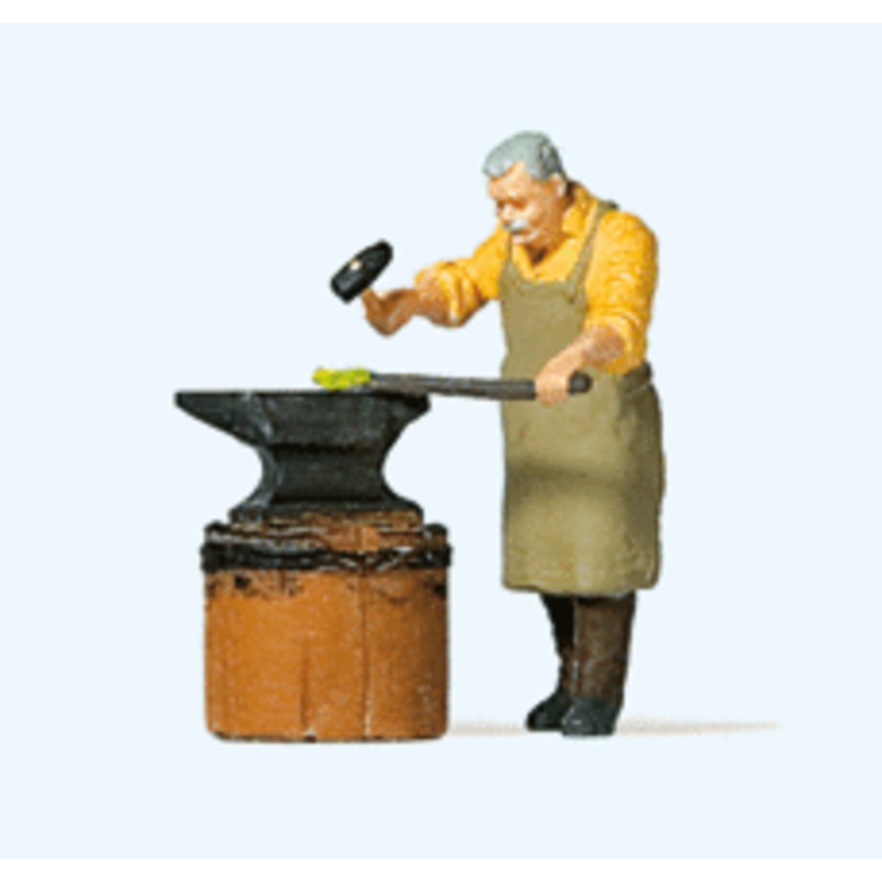 Preiser 1/87 HO Blacksmith Individual Figure 28187
