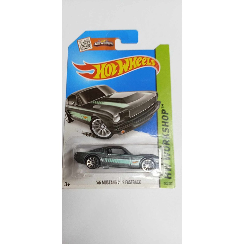 2015 Hot Wheels #242 HW Workshop- '65 MUSTANG 2+2 FASTBACK (CFM01)