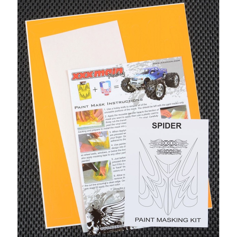 XXX Main Racing - Spider Paint Mask