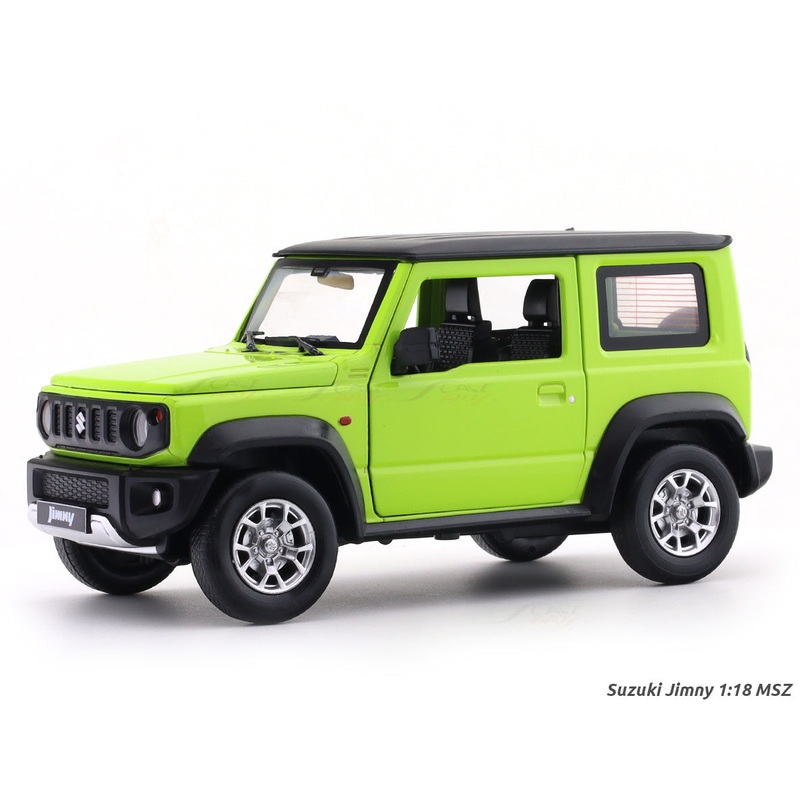 Suzuki Jimny Green 1:18 MSZ licensed diecast scale model car collectible