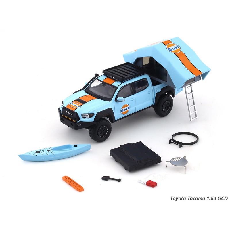 Toyota Tacoma Pickup Gulf 1:64 GCD diecast scale model miniature car collectible