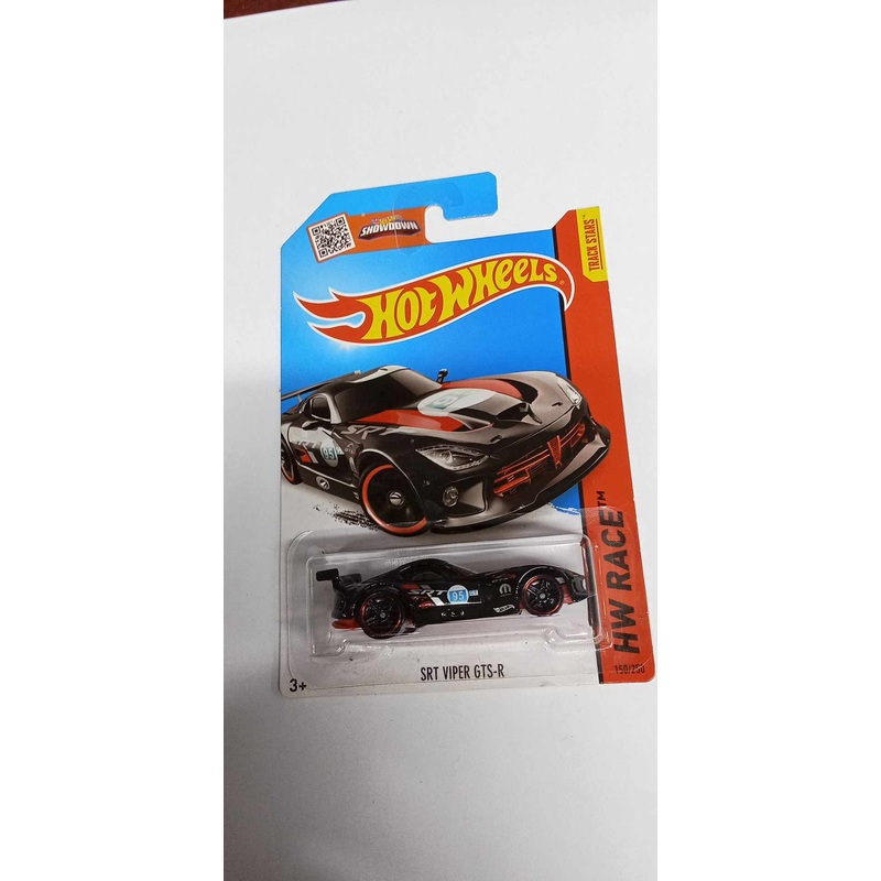 Hot Wheels SRT Viper GTS-R Race Black, HW Race - 150/250 (CFJ64)
