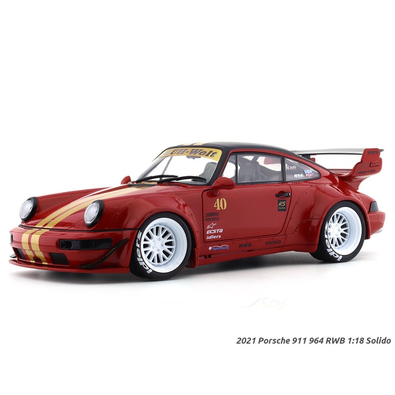 2021 Porsche 911 964 RWB Sakura 1:18 Solido diecast scale model car collectible