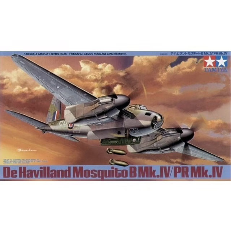 Tamiya 1/48 British De Havilland Mosquito B Mk.IV/PR Mk.IV 61066