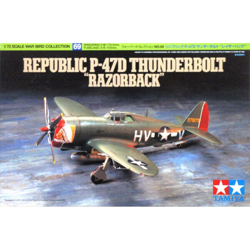 Tamiya 1/72 US P-47D Razorback 60769