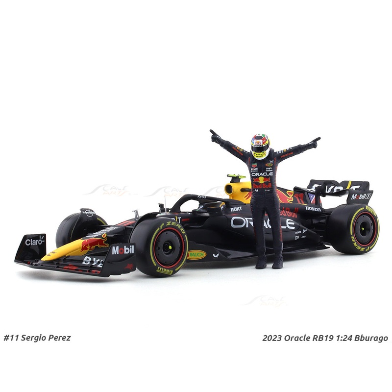 2023 Oracle RB19 #11 Sergio Perez 1:24 Bburago licensed diecast Scale Model car collectible