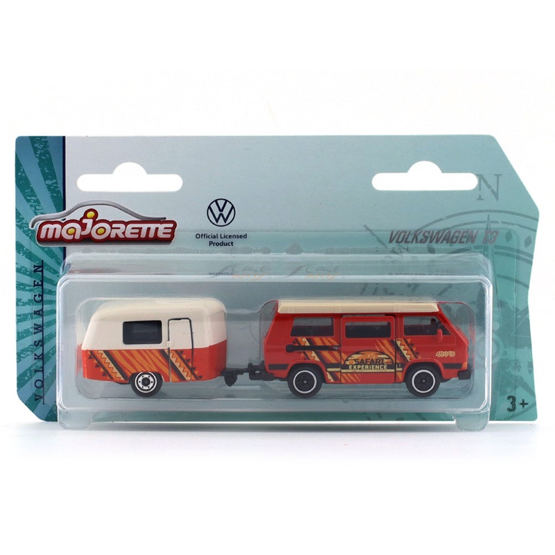 Volkswagen T3 with Camper 1:64 Majorette scale model car