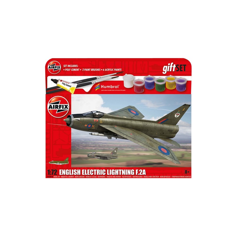Airfix 1/72 British English Electric Lightning F.2A Gift Set A55305A'