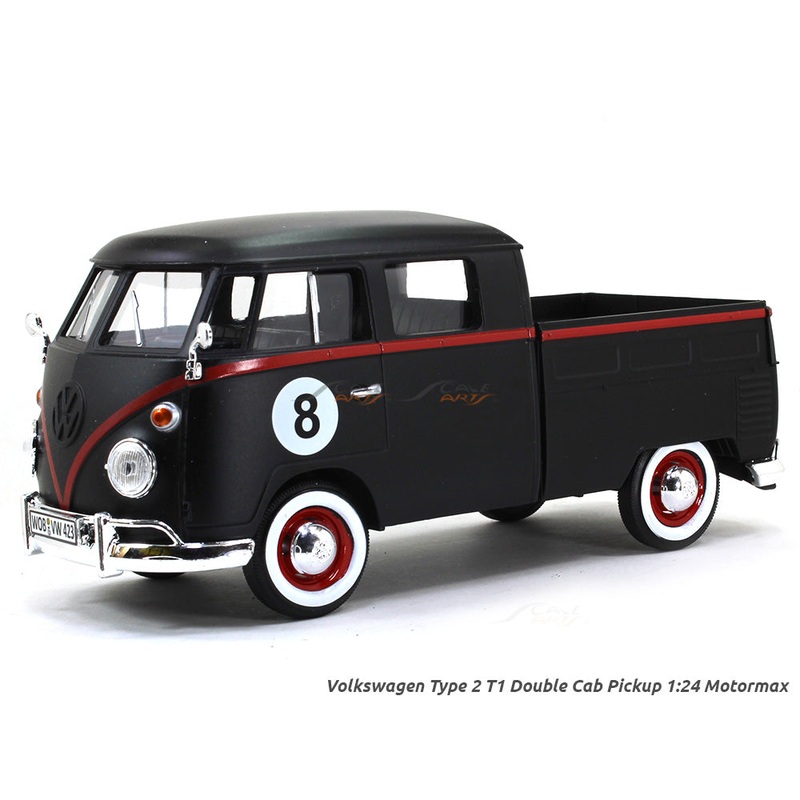 Volkswagen Type 2 T1 Double Cab Pickup #8 1:24 Motormax diecast scale model truck
