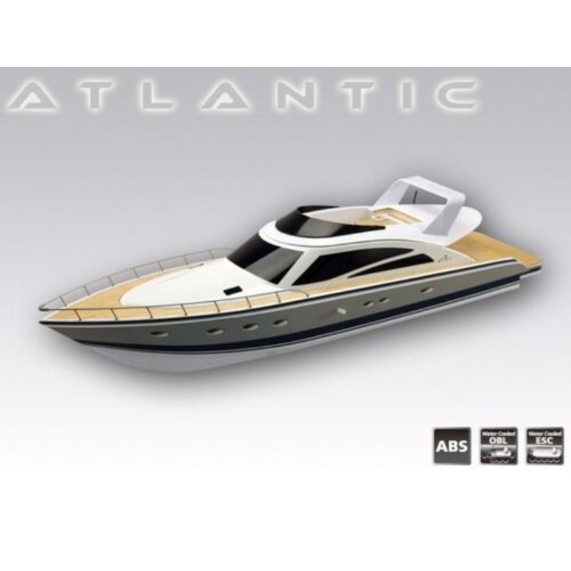 Thunder Tiger Rc Boat Atlantic Motoryacht Obl Brushless 2.4Ghz 5128-F13 -  Rc