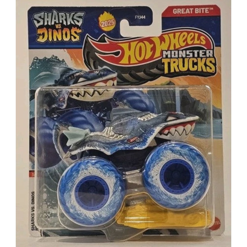 Hot Wheels Sharks Vs Dinos Great Bite Monster Truck