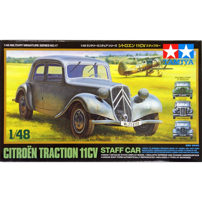 Tamiya 32517 Citroen 11CV Staff Car