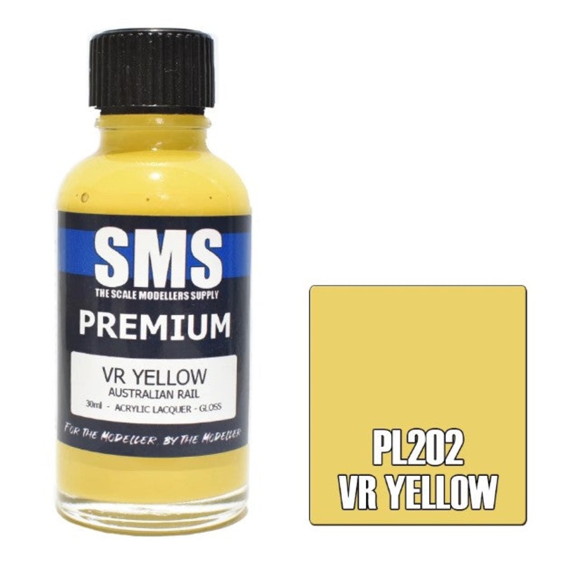 SMS Premium Lacquer - PL202 VR Yellow