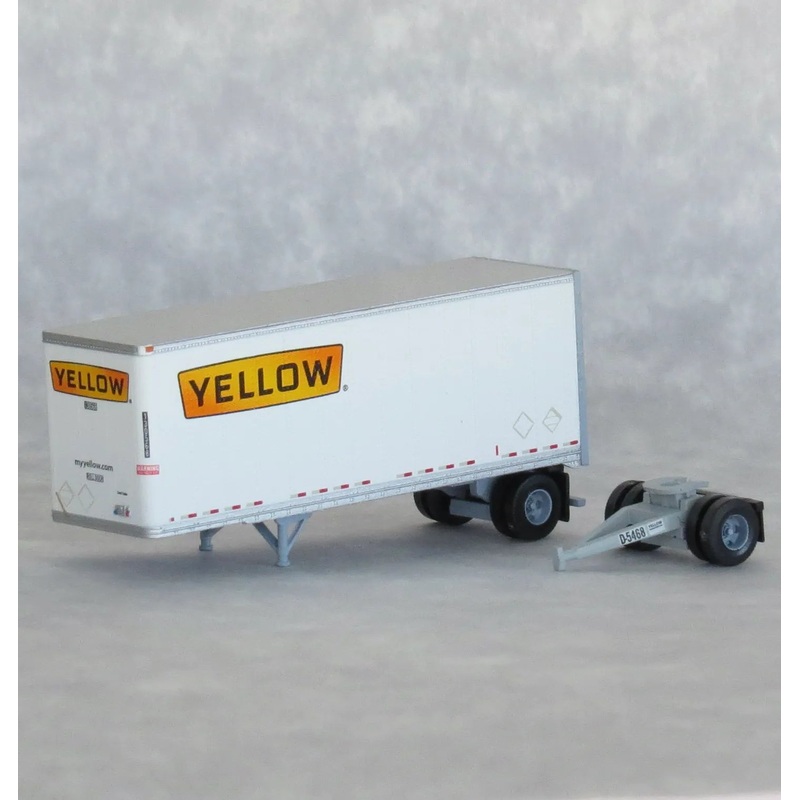 Trainworx N Scale YELLOW 28' Trailer 42885-08 SALE