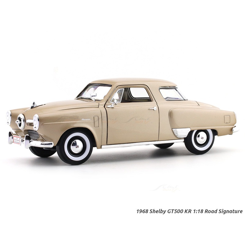 1950 Studebaker Champion golden 1:18 Road Signature diecast Scale Model car collectible