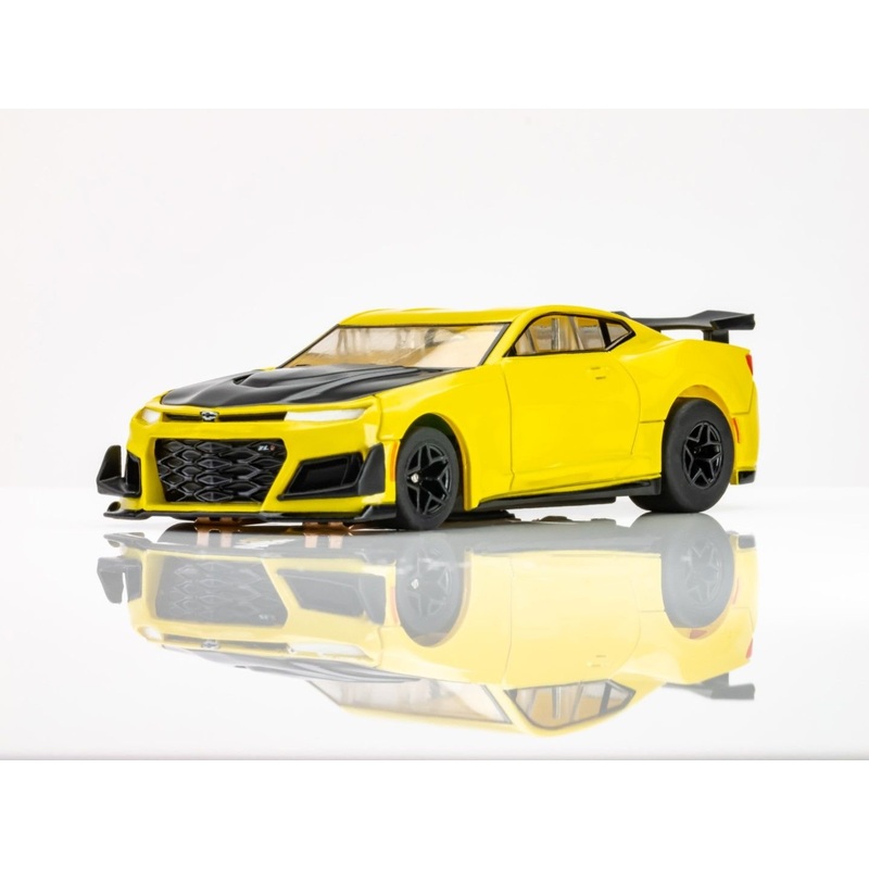AFX Racing - 2021 Camaro 1LE Shock Yellow HO Scale Slot Cars