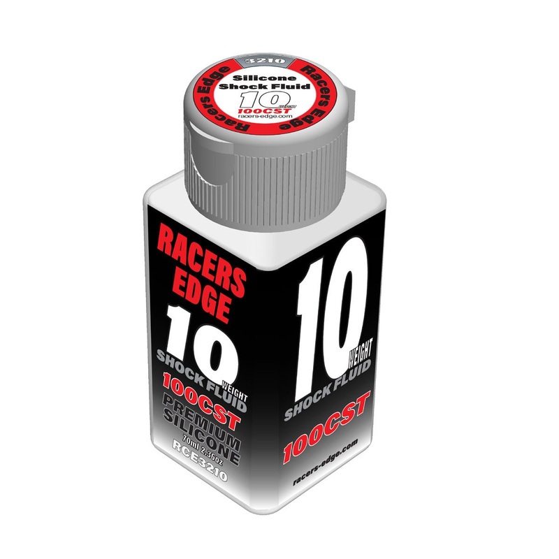 Racers Edge - 10 Weight 100cst 70ml 2.36oz Pure Silicone Shock Oil